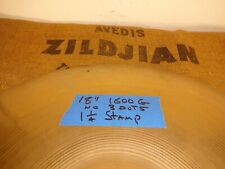 CONJUNTO DE BATERIA VINTAGE ANOS 70 AVEDIS ZILDJIAN 18" CRASH CYMBAL 1500G DO MEU GRETSCH comprar usado  Enviando para Brazil