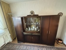 Kirschbaumholz schrank zugehö gebraucht kaufen  Karlsdorf-Neuthard