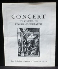 Programme bach oratorio d'occasion  Ingwiller
