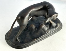 Vintage bronze whippet for sale  East Boothbay