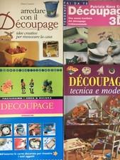 Lotto decoupage volumi usato  Reggio Emilia