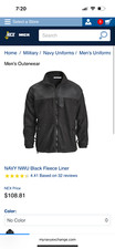 Navy black fleece for sale  Cary