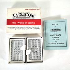 Lexicon waddingtons card for sale  MELTON MOWBRAY