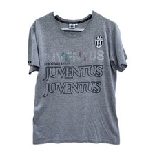 Camiseta masculina gráfica cinza oficial Juventus FC L Itália fã de futebol #Z55 comprar usado  Enviando para Brazil