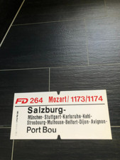 Zuglaufschild 264 mozart gebraucht kaufen Zuglaufschild 264 mozart gebraucht kaufen  Wallenhorst