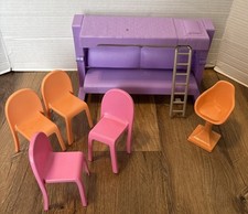 Sofá-cama Barbie Dream House roxo peças de reposição 2018 comprar usado  Enviando para Brazil