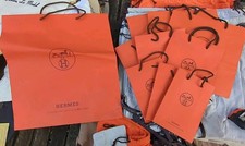 Lote 12 Hermes sacola de presente de papel vazia sacola de compras original quatro tamanhos comprar usado  Enviando para Brazil