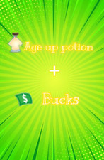 Age Up Potion + Bucks | Adote de mim! comprar usado  Enviando para Brazil