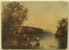 Tableau hst vaches d'occasion  France