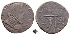 Milano quattrino 1614 usato  Cremona