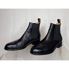 Botas Chelsea masculinas de couro preto MANGII EUA 8/38 comprar usado  Enviando para Brazil