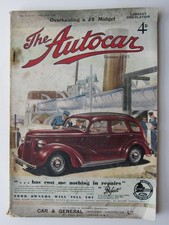 Vintage autocar magazine for sale  HULL