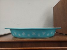 Pyrex turquoise snowflake for sale  Saint Petersburg