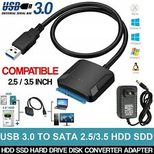 Adapter USB 3.0 na SATA III do dysku twardego 2,5" 3,5" SSD HDD z zasilaniem 12V / 2A na sprzedaż  Wysyłka do Poland