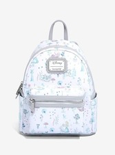 Mini Mochila Loungefly Disney Alice no País das Maravilhas Branca Floral País das Maravilhas comprar usado  Enviando para Brazil