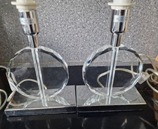 Pair solid glass for sale  SHEFFIELD