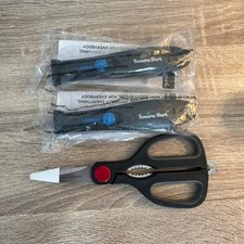 Juego duradero de tijeras y 2 afiladores Samurai de acero de carburo de tungsteno segunda mano  Embacar hacia Mexico