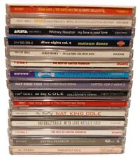 LOT 15 R&B BLUES JAZZ MUSIC CDS ~ ARETHA FRANKLIN NAT KING COLE JAMES BROWN  comprar usado  Enviando para Brazil