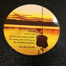 Alison drink coaster for sale  Ewing