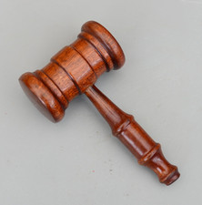 Vintage gavel wooden for sale  NOTTINGHAM