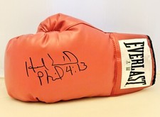 Luva de boxe Everlast assinada por Evander Holyfield autografada Beckett Witnessed comprar usado  Enviando para Brazil