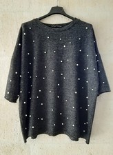 Maglia grigio zara usato  Matera