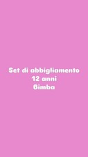 Set abbigliamento anni usato  Monteprandone