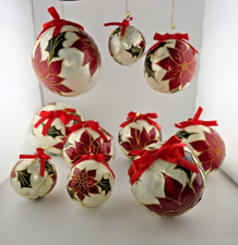 Vintage christmas poinsettia for sale  Tinley Park