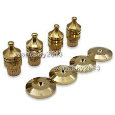 4 PIEZAS Altavoz Antichoque Aislamiento Pico Soporte Altavoz Altavoz Almohadillas Base Cono M8*30 segunda mano  Embacar hacia Mexico