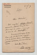 édouard charton lettre d'occasion  Fondettes