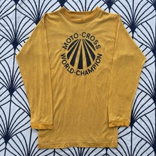 Camiseta manga longa 1960 Champion Products Moto Cross World Champion Suzuki EUA, usado comprar usado  Enviando para Brazil