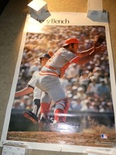 Pôster de parede vintage 1978 Sports Illustrated Johnny Bench 34 x 23 polegadas 4523 comprar usado  Enviando para Brazil