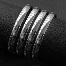 Flache halsreif edelstahl gebraucht kaufen  München