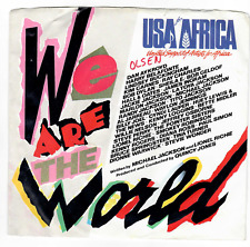 45RPM,  USA FOR AFRICA ' WE ARE THE WORLD ' EXCELLENT '  ROCK, usado comprar usado  Enviando para Brazil