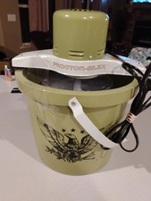 Máquina de sorvete portátil Proctor-Silex vintage - Green American Eagle comprar usado  Enviando para Brazil