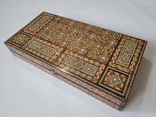 Backgammon brett intarsien gebraucht kaufen  Overath