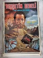 Pôster de filme original feiticeiro Oriente Médio 1977 arte desenhada Scheider rolado comprar usado  Enviando para Brazil