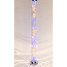 Lâmpada de assoalho LKUA coluna transparente LED moderna de canto RGB (vermelho, branco, azul), usado comprar usado  Enviando para Brazil