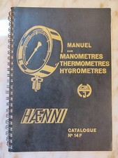 Manuel manometres thermometres d'occasion  Expédié en Belgium