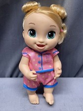 Boneca Hasbro 2020 Baby Alive cabelo loiro olhos verdes pijama roupa casa sem fumaça comprar usado  Enviando para Brazil