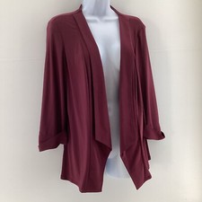 Womens burgundy shrug for sale  WARRINGTON