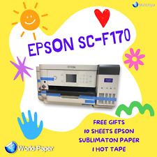 Impressora de sublimação corante EPSON SureColor F170 presentes grátis 1 ano de garantia Epson EUA, usado comprar usado  Enviando para Brazil