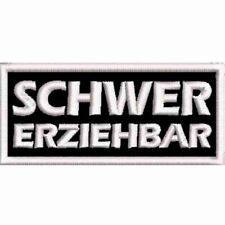 Schwer erziehbar aufnäher gebraucht kaufen  Kassel