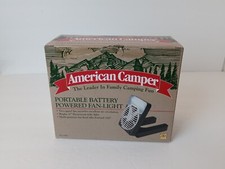 Vintage Portable American Camper Bateria Alimentada 6 "Fan & Light  comprar usado  Enviando para Brazil