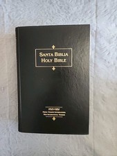 Santa Biblia Holy Bible NVI NIV New International Version Bilingual Spanish comprar usado  Enviando para Brazil