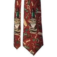 Usado, Gravata masculina vintage marca Tabasco seda novidade macarrão comprar usado  Enviando para Brazil