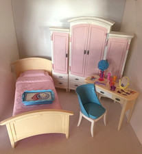 Móveis de quarto vintage da Barbie 'Living in Style' - 2002 Mattel comprar usado  Enviando para Brazil