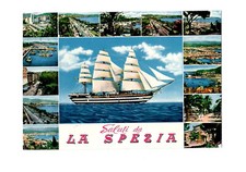 Spezia panorama saluti usato  Italia