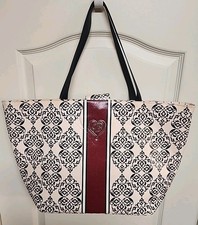 Bolsa tote para laptop Brighton GRANDE alça dupla, vinil resistente, 20x11x5" comprar usado  Enviando para Brazil