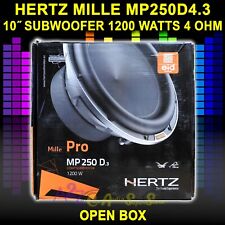 Usado, CAIXA ABERTA HERTZ MP250D4.3 MILLE PRO 10" SUBWOOFER 600W RMS 4 OHM COMPONENTE SUB comprar usado  Enviando para Brazil